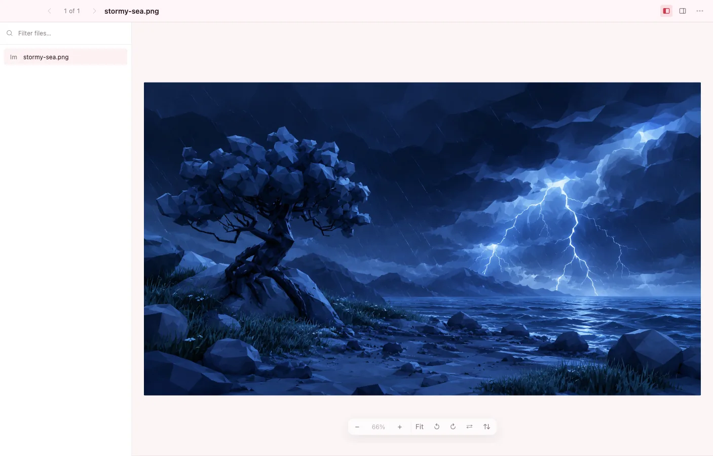 Preview: An image, previewed